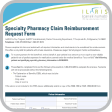 Specialty Pharmacy Medical Co-Pay Claim Form